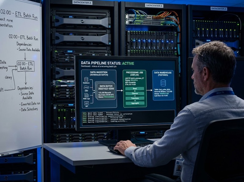 Batch processing và các tác vụ xử lý dữ liệu theo nhóm định kỳ