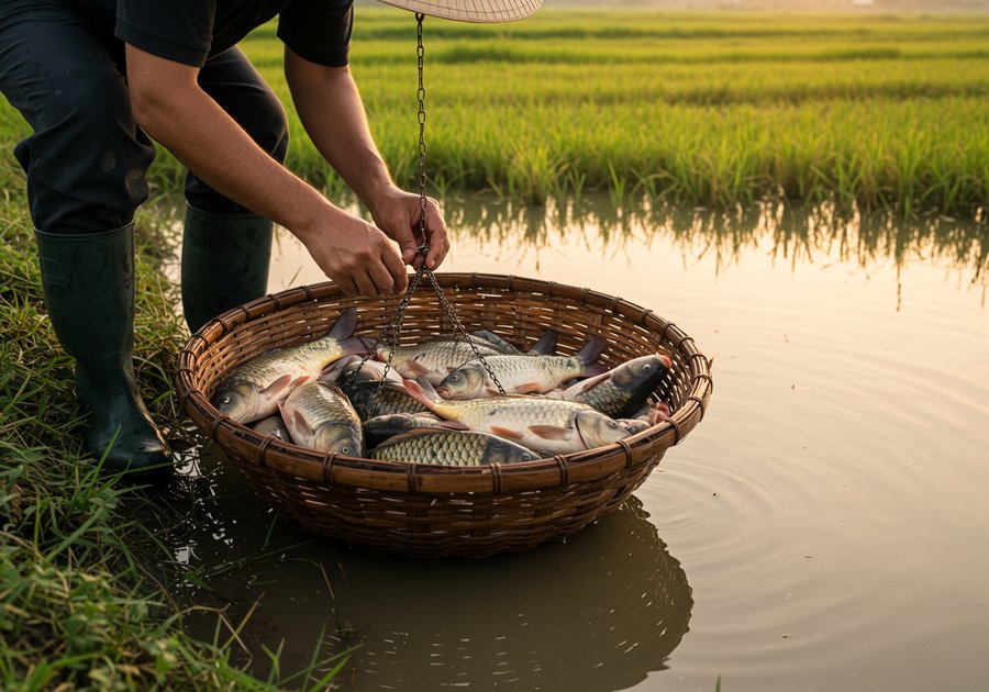 Cá chép giòn ăn đậu gì và thời điểm cho ăn hiệu quả?
