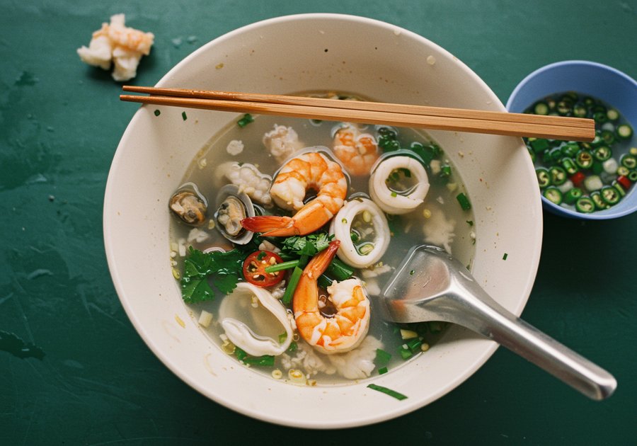 Cách xử lý khi cháo dinh dưỡng có mùi tanh do hải sản