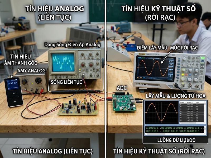 Công nghệ số và khác biệt trong cách biểu diễn, xử lý thông tin