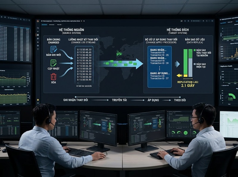 Data replication và cách tạo bản sao dữ liệu giữa nhiều hệ thống lưu trữ
