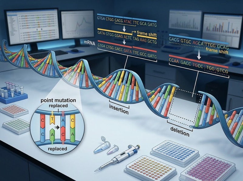 Đột biến gene và cách biến đổi trình tự DNA ảnh hưởng sản phẩm gene