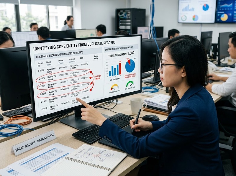 Dữ liệu trùng lặp và tác động đến thống kê, phân tích, vận hành