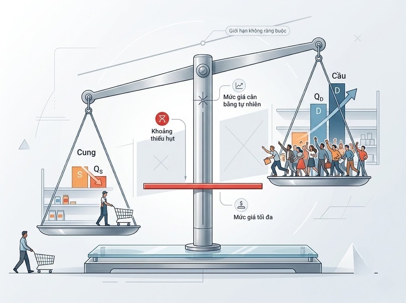 Giá trần và những hệ quả khi mức giá bị giới hạn tối đa
