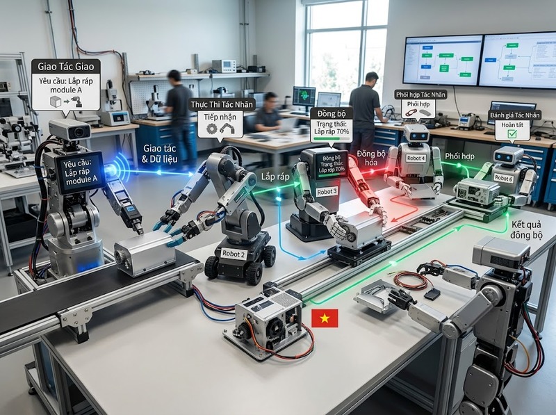 Hệ thống đa tác nhân và cơ chế phối hợp, cạnh tranh giữa các tác nhân