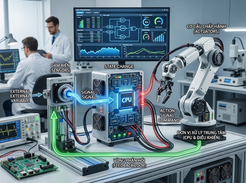 Hệ thống khoa học và cách tương tác giữa các thành phần tạo hành vi chung