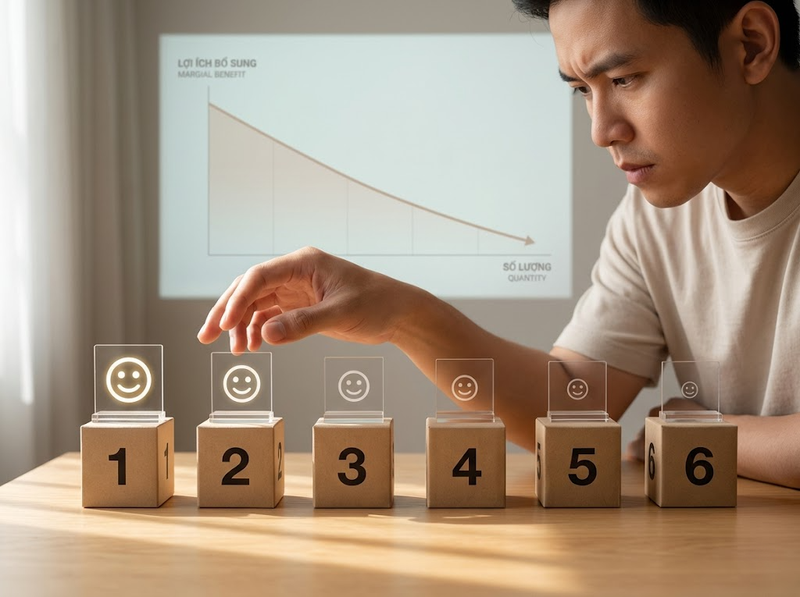 Lợi ích cận biên và tổng lợi ích khác nhau ở đâu?