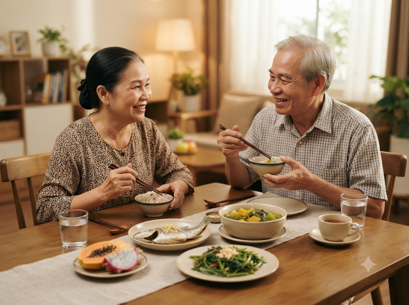 Kinh nghiệm xây dựng thực đơn tiệc phù hợp cho người lớn tuổi