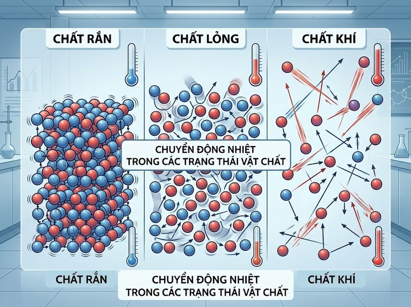 Nhiệt năng và chuyển động vi mô của các hạt cấu tạo vật chất