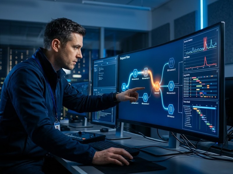 Phân biệt observability và monitoring theo khả năng hiểu trạng thái bên trong