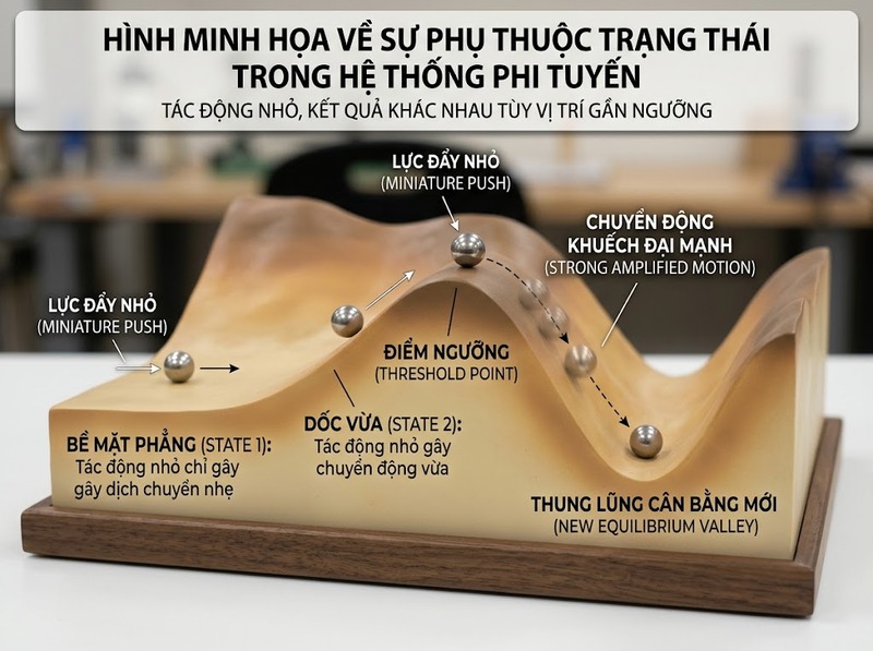Tính phi tuyến và cách thay đổi nhỏ có thể tạo kết quả rất lớn