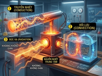 Bức xạ nhiệt khác dẫn nhiệt và đối lưu thế nào?