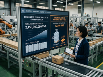Chi phí cận biên khác tổng chi phí như thế nào?