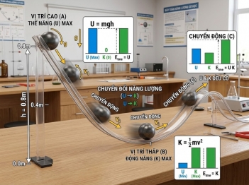 Cơ năng liên hệ với động năng và thế năng thế nào?