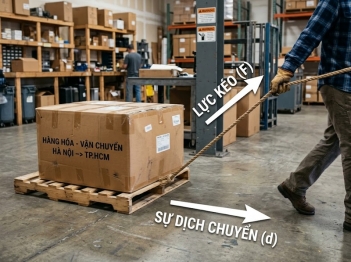 Công cơ học hình thành khi lực làm vật dịch chuyển thế nào?