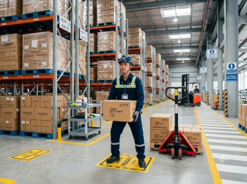 Nguyên tắc công thái học giúp vận chuyển hàng hóa an toàn trong kho