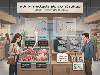 Độ co giãn chéo của cầu cho biết điều gì về hàng hóa?