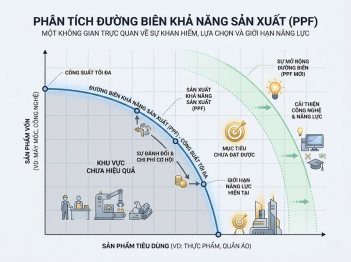 Đường giới hạn khả năng sản xuất phản ánh điều gì?
