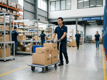 Cách giảm tiếng ồn của xe đẩy trong môi trường làm việc