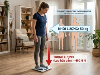 Khối lượng và trọng lượng khác nhau như thế nào?