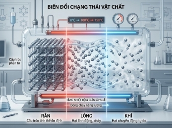 Vì sao vật chất có thể xảy ra sự chuyển pha?