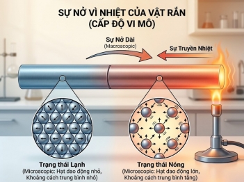 Vì sao vật chất giãn nở khi nhiệt độ thay đổi?