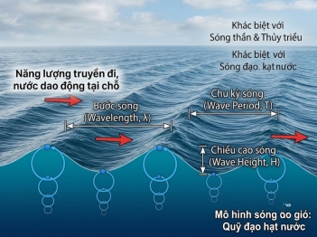 Những yếu tố nào quyết định sự hình thành sóng biển?