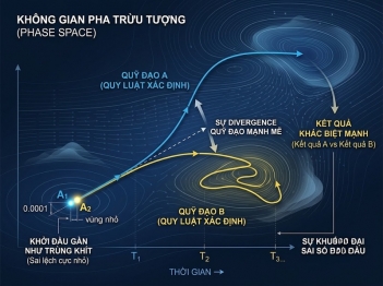 Tính nhạy với điều kiện ban đầu tạo hỗn loạn thế nào?