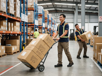 Cách xe đẩy hàng giúp giảm nguy cơ chấn thương khi vận chuyển
