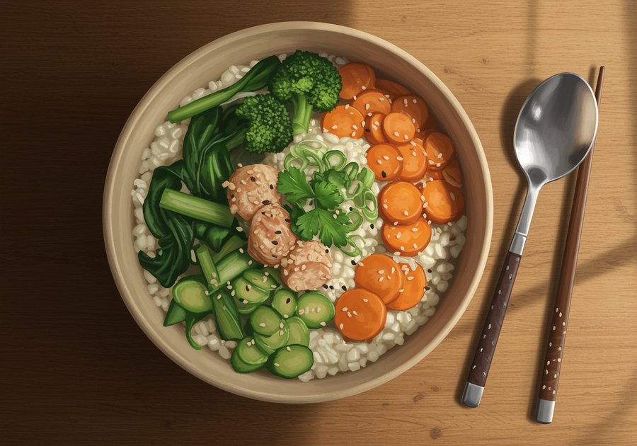 cháo dinh dưỡng cho người lớn bị tiểu đường